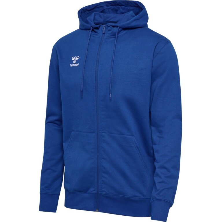 hummel Bluza z kapturem hmlGO 2.0 Full-Zip Hoodie (miękki materiał dresowy) granatowy Mężczyźni