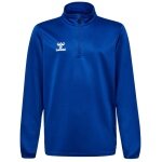 hummel Sportowa koszulka z długim rękawem hmlESSENTIAL Half-Zip (przyjemne uczucie noszenia) ciemnoniebieska dziecięca