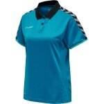 hummel Sport-Polo hmlAUTHENTIC Funkcjonalne (miękki materiał jersey) Krótki rękaw tealblue Damskie