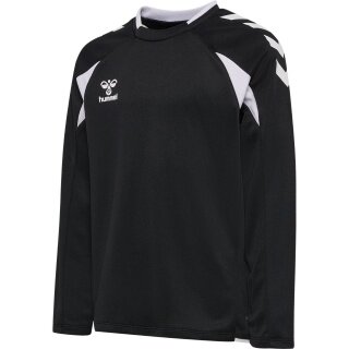 hummel Pullover hmlCORE 2.0 Crew Neck (100% rec. poliester) czarny/biały dziecięcy