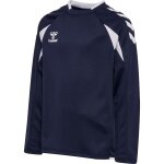 hummel Pullover hmlCORE 2.0 Crew Neck (100% rec. poliester) granatowy/biały dziecięcy