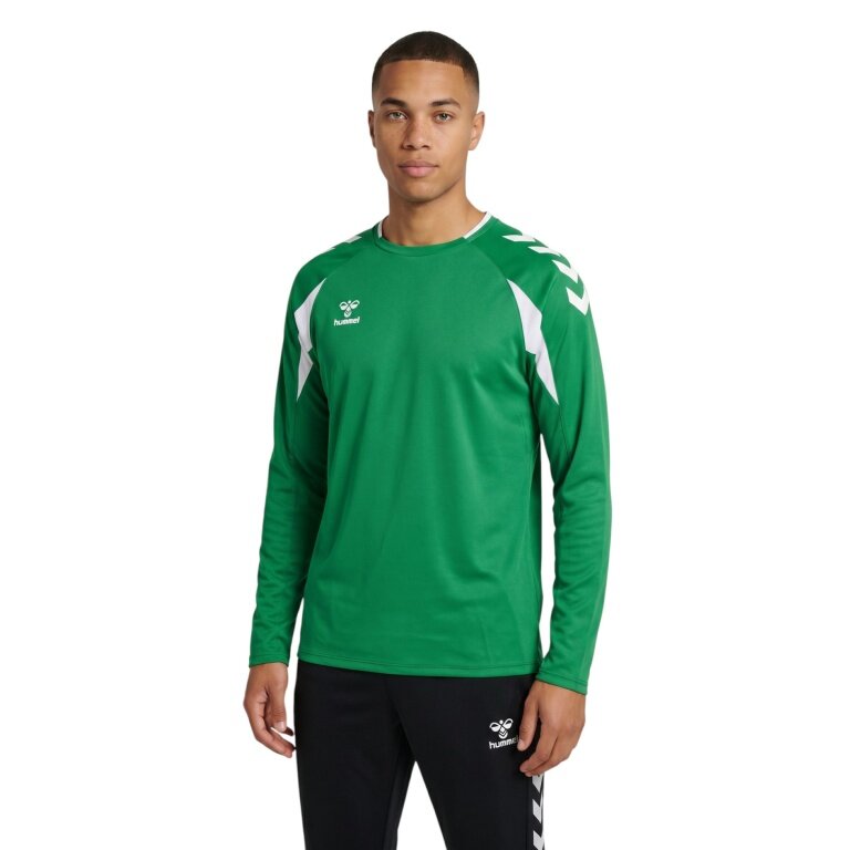 hummel Pullover hmlCORE 2.0 Crew Neck (100% rec. poliester) zielony mężczyźni