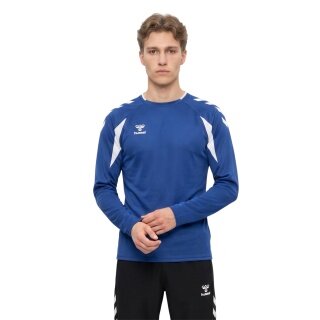 hummel Pullover hmlCORE 2.0 Crew Neck (100% rec. poliester) niebieski mężczyźni