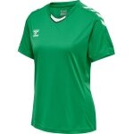 hummel Koszulka sportowa hmlCORE XK Poliester Jersey (wytrzymały podwójny splot) Krótki rękaw zielona Damska