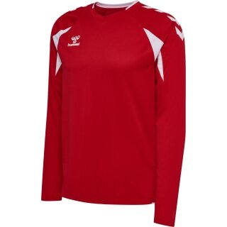 hummel Sportowa koszulka z długim rękawem hmlCORE 2.0 Jersey (przyjemne uczucie noszenia) czerwono/biała Mężczyźni