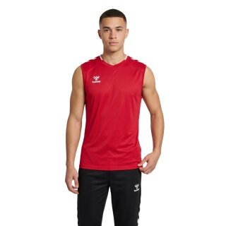 hummel Sport-Tank hmlCORE 2.0 Jersey (100% rec. poliester) czerwono/biały mężczyźni