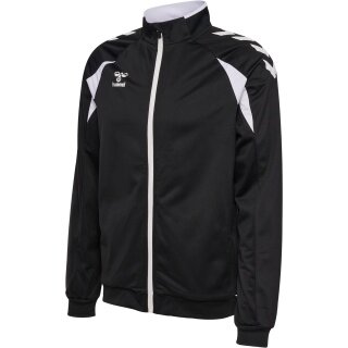 hummel Kurtka treningowa hmlCORE 2.0 Track Zip (100% rec. poliester) czarna/biała męska