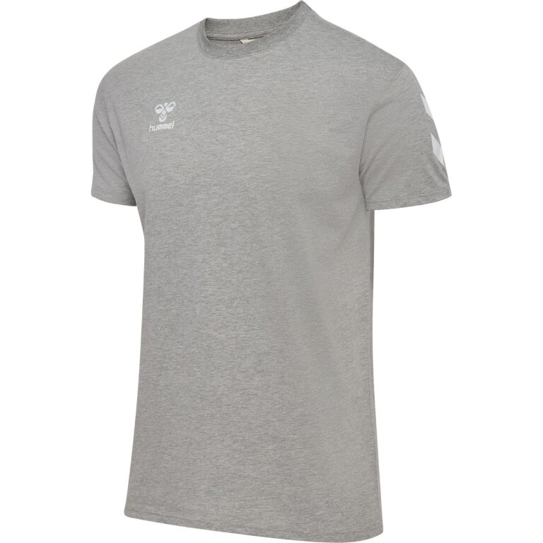 hummel Sportowa koszulka hmlGO 2.0 Chevron (bawełna) szara męska