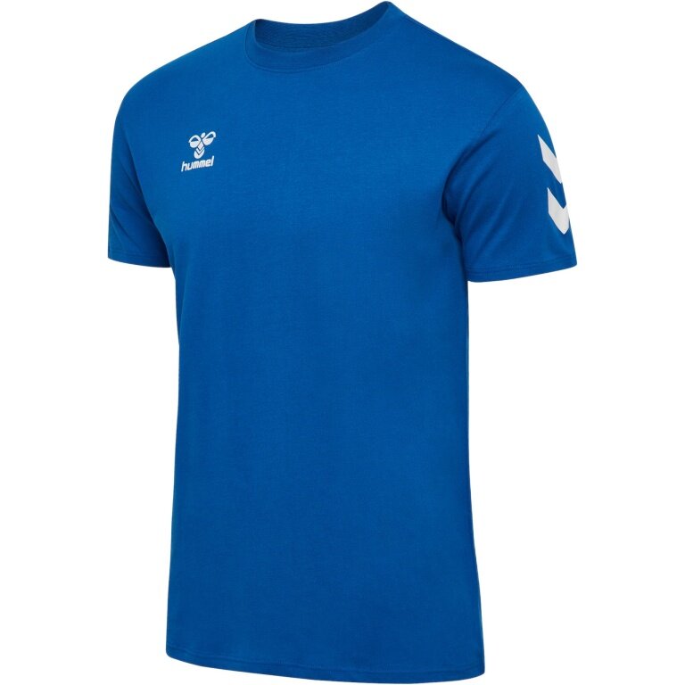 hummel Sportowa koszulka hmlGO 2.0 Chevron (bawełna) niebieska męska