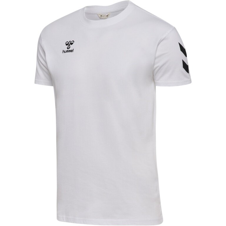 hummel Sportowa koszulka hmlGO 2.0 Chevron (bawełna) biała męska