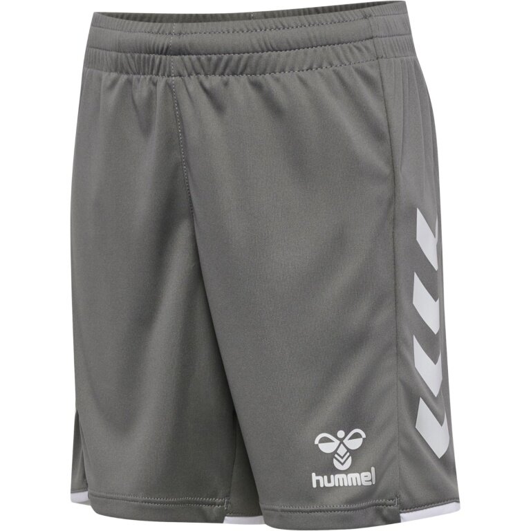spodenki sportowe hmlCORE 2.0 Hummel (przyjemne w noszeniu) szare/białe dziecięce