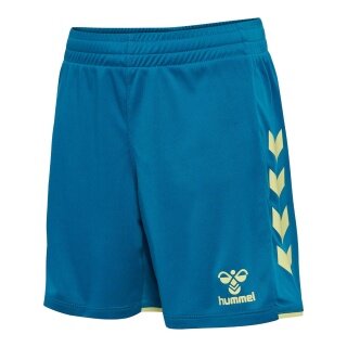 hummel Spodenki sportowe hmlCORE 2.0 (przyjemne wrażenie noszenia) niebiesko/lime zielone dziecięce