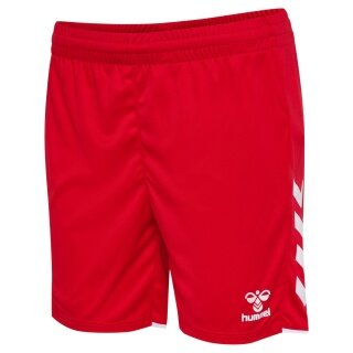 spodenki sportowe hmlCORE 2.0 Hummel (przyjemne wrażenie noszenia) krótkie czerwono-białe damskie