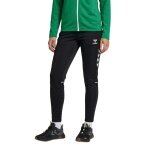 spodnie treningowe hmlCORE 2.0 Hummel (materiał poliestrowy) długie czarne/białe damskie
