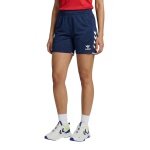 hummel Spodenki treningowe hmlCORE 2.0 (100% rec. poliester) krótkie granatowe/białe damskie