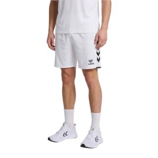 spodenki sportowe hmlCORE 2.0 Hummel (przyjemne wrażenie noszenia) krótkie białe/czarne męskie