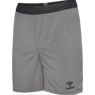hummel Spodenki sportowe hmlPRO Training Short (wysoka oddychalność, szybkoschnące) krótkie szare męskie
