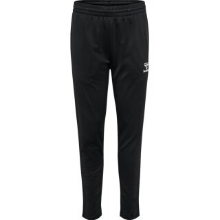 hummel Spodnie treningowe hmlESSENTIAL Pant (materiał Interlock) długie czarne dziecięce