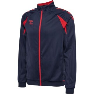 hummel Kurtka treningowa hmlCORE 2.0 Track Zip (100% rec. poliester) granatowo/czerwona męska