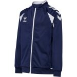 hummel Kurtka treningowa hmlCORE 2.0 Track Zip (100% rec. poliester) granatowo/biała dla chłopców