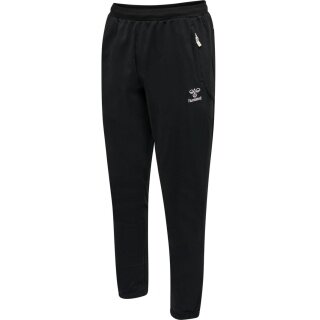 hummel Spodnie sportowe hmlMOVE Grid Cotton Pant (100% bawełna) długie czarne męskie