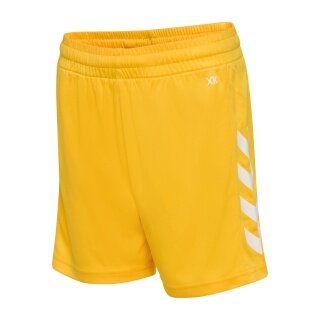 hummel Spodenki sportowe hmlCORE XK Poly (wytrzymały podwójny splot, bez bocznych kieszeni) Krótkie słonecznie żółte dziecięce
