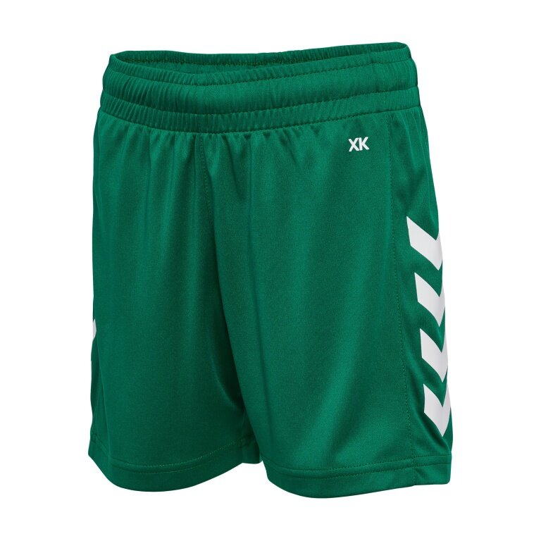 hummel Spodenki sportowe hmlCORE XK Poly Shorts (wytrzymały podwójny splot, bez bocznych kieszeni) Krótkie ciemnozielone dla dzieci