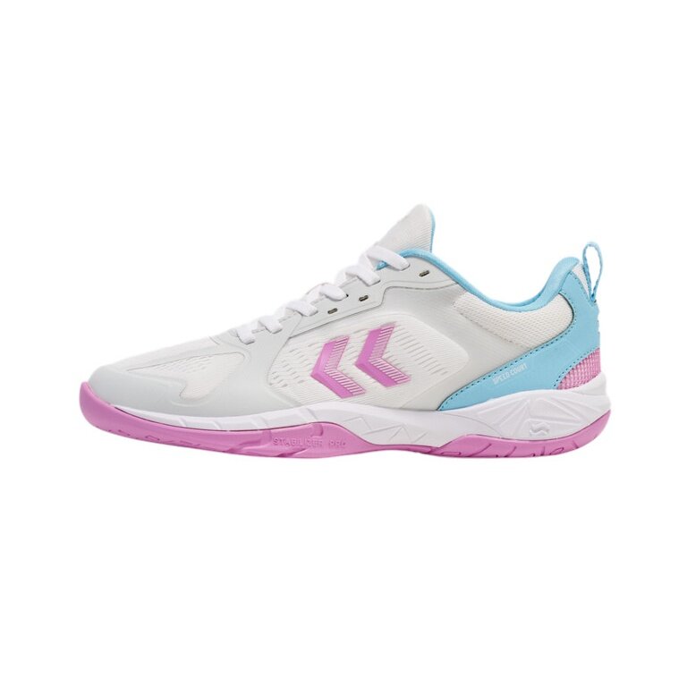 hummel Halowe buty sportowe Speed Court białe/mauve męskie