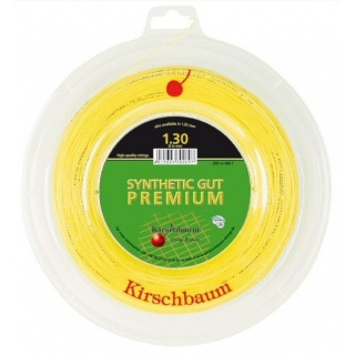 Kirschbaum Sznur tenisowy Synthetic Gut Premium (Uniwersalny+Trwałość) złoty 200m rolka