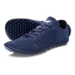 Leguano Buty do chodzenia boso Go (elastyczna podeszwa, czucie boso) granatowe