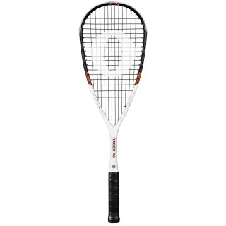 OLIVER Rakieta do squasha Racer X8 (130g/wyważona na głowę) biała - naciągnięta -