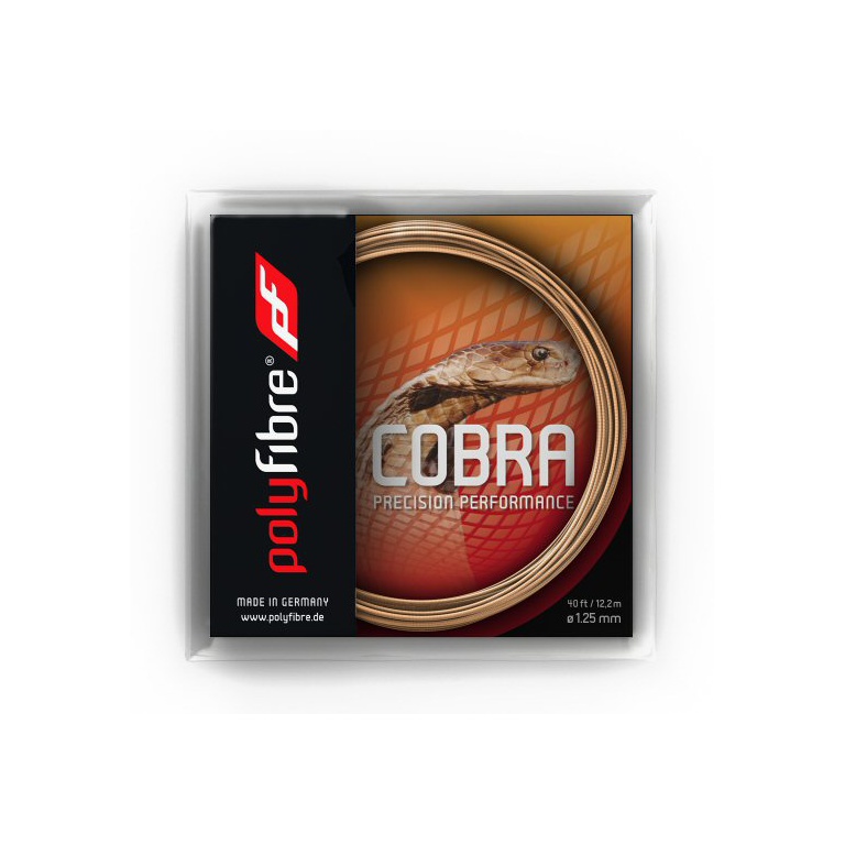 Nawlekanie z użyciem struny tenisowej Polyfibre Cobra