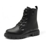 s.Oliver zimowe botki 5-45297-45 Tex Membrane (z bocznym zamkiem błyskawicznym, Soft Foam) czarne dziewczęce