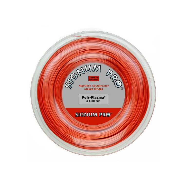 Signum Pro Sznur tenisowy Poly Plasma (trwałość) pomarańczowy 100m rolka