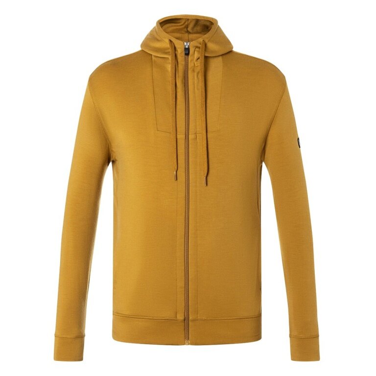 super natural Bluza z kapturem Everyday Hoodie (Mieszanka Merino) żółta Męska