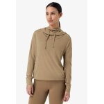 super natural Bluza z kapturem Funnel Hoodie (Wełna merino) piaskowy brąz Damska