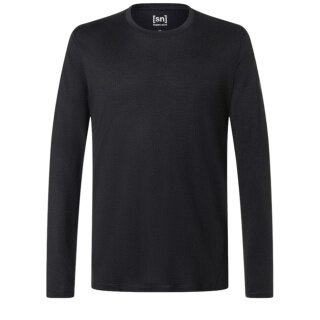 super natural bielizna termiczna longsleeve Arctic 230 (wełna merino, maksymalna wydajność cieplna) czarny mężczyźni