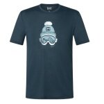 super natural T-shirt Freizeit Gogeanie (mieszanka merino) ciemnoniebieski męski