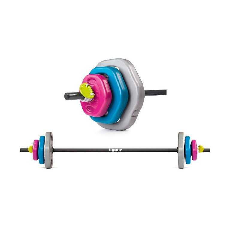 Zestaw sztang Tiguar Powergym - 6 talerzy / 16,5 kg
