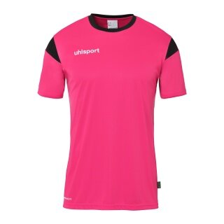 uhlsport Koszulka sportowa Squad 27 (100% poliester) różowo/czarna dla dzieci