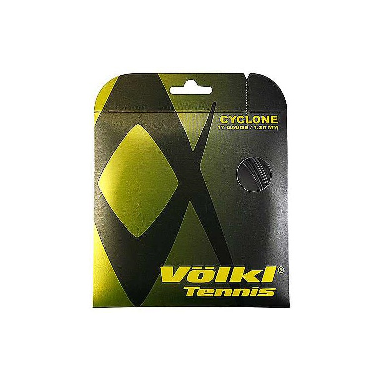 Nawleczka z żyłką tenisową Völkl Cyclone (trwałość + rotacja) czarna