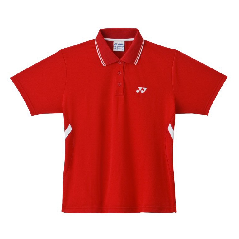 Yonex Sport-Polo #10 czerwony Damskie