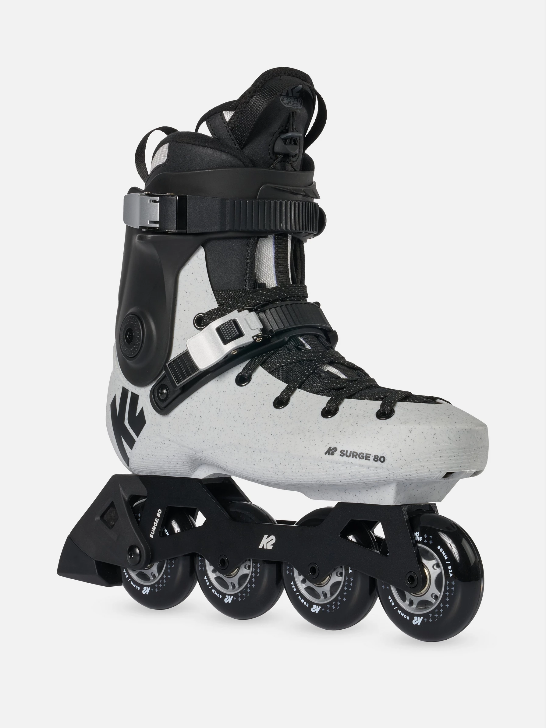 Rolki K2 Inline Skates Surge 80 (kółka: 80mm/82A, łożyska: ILQ 7) szare męskie