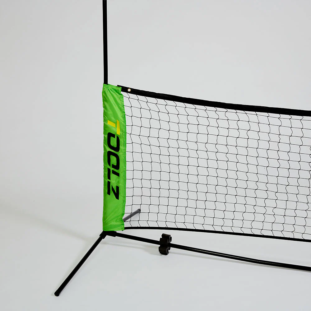 TOOLZ Siatka tenisowa Mini Net mobilna 3 metry (2w1) 80cm/160cm w zestawie z torbą nylonową
